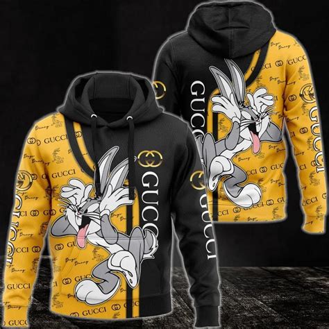 gucci bugs bunny dibujo|bugs bunny graphic print hoodie.